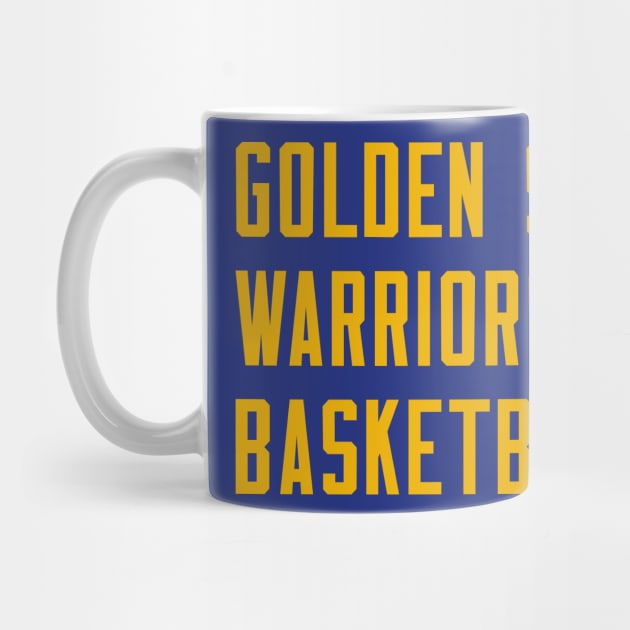 Warriors Basketball by Buff Geeks Art